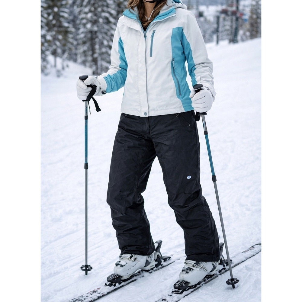 NWT Women's XL Slalom Pull-On Snow Pants Ski Winter Insulated / Storm Cuff BLACK